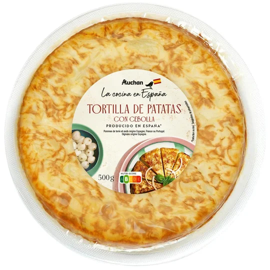 Tortilla de pommes de terre aux oignons