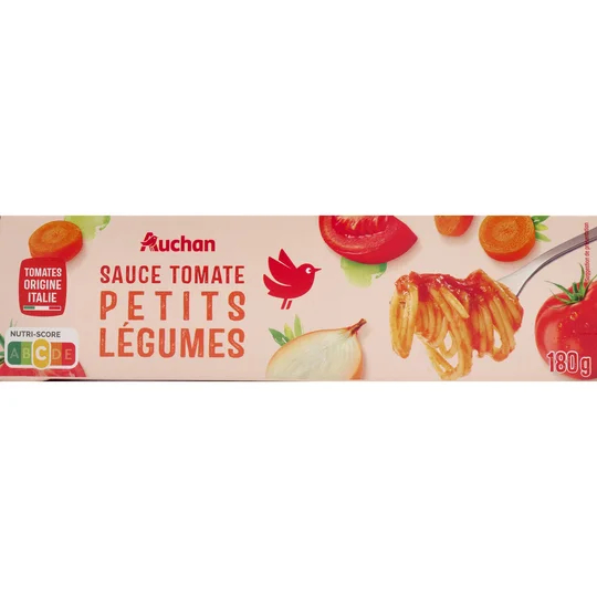 Sauce tomate aux petits légumes en tube