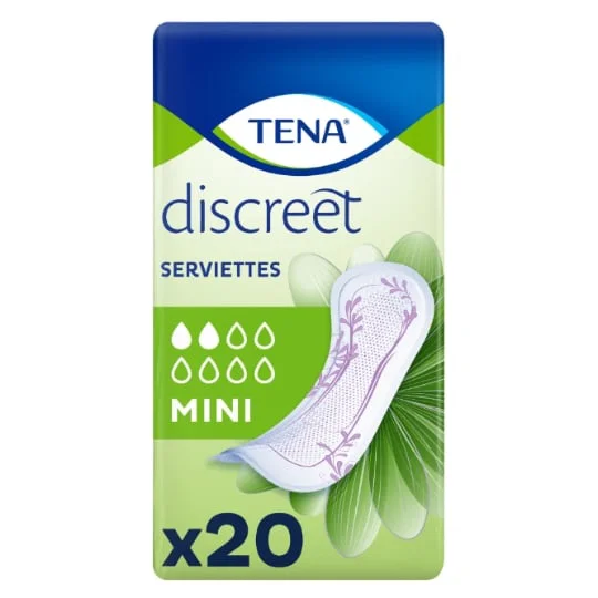 Serviettes hygiéniques Discreet mini