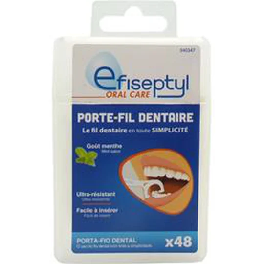Porte-fil dentaire goût menthe