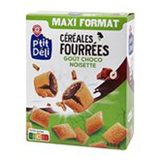 Céréales fourrées choco noisett