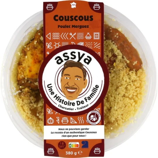 Plat cuisiné Couscous poulet merguez