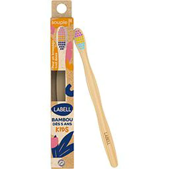 Brosse à dents bambou souple dès 6 ans