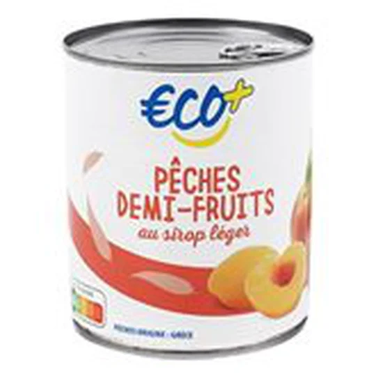 Pêches au sirop léger