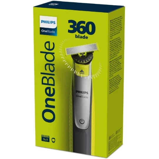 Rasoir électrique One Blade lame 360 sabot 5en1