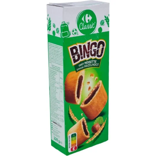 Biscuits fourrés noisette