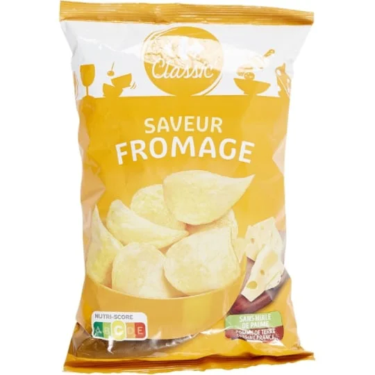Chips saveur fromage