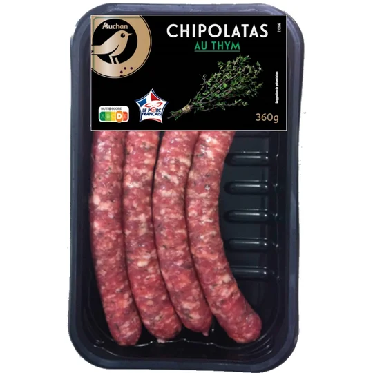 Chipolatas au thym