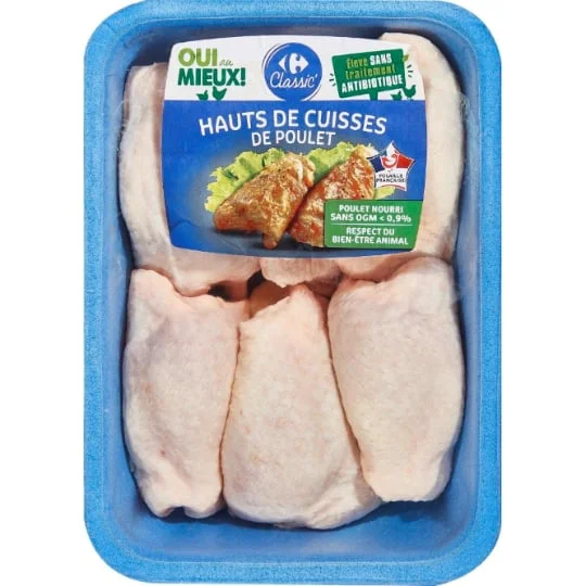 Hauts de cuisses de poulet blanc