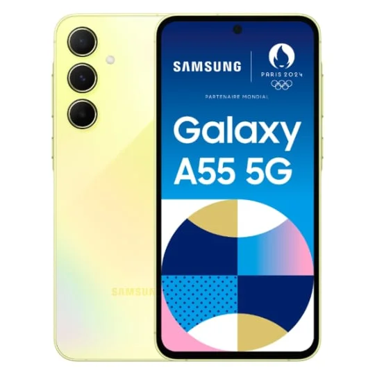 Smartphone Galaxy A55 5G 128 Go Lime