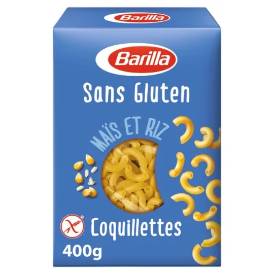 Pâtes coquillettes sans gluten