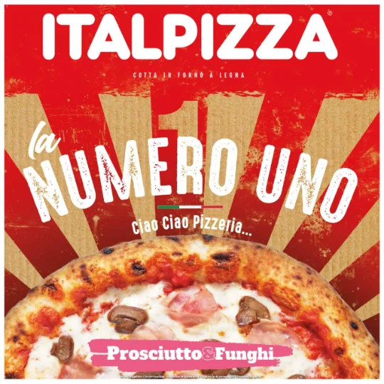Pizza Numero Uno Prosciutto & Funghi