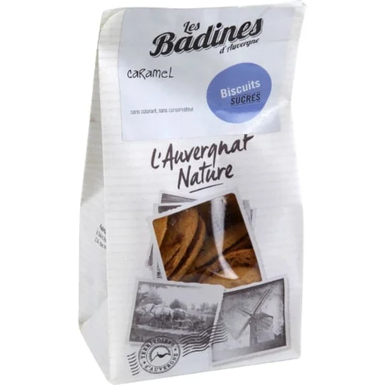 Biscuits Badines d'Auvergne caramel