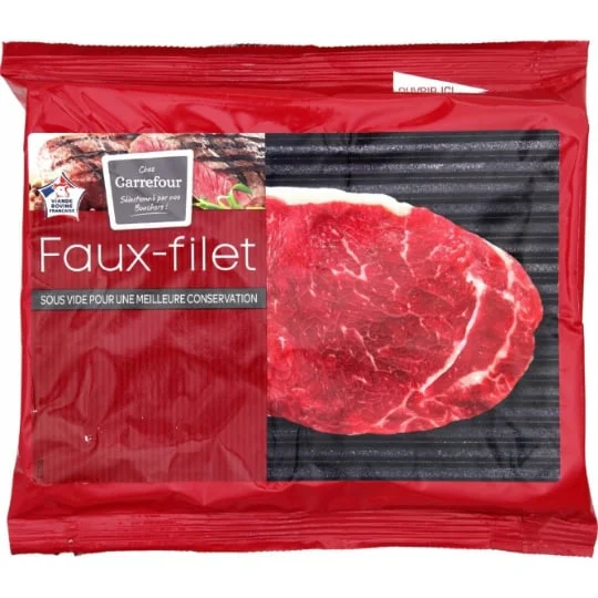 Viande bovine : 1x FAUX FILET*** à griller