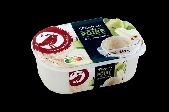 Sorbet poire avec morceaux