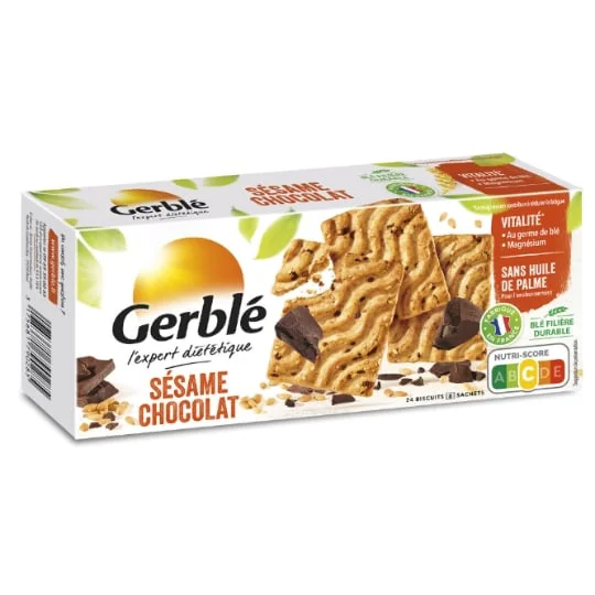 Biscuits sésame chocolat