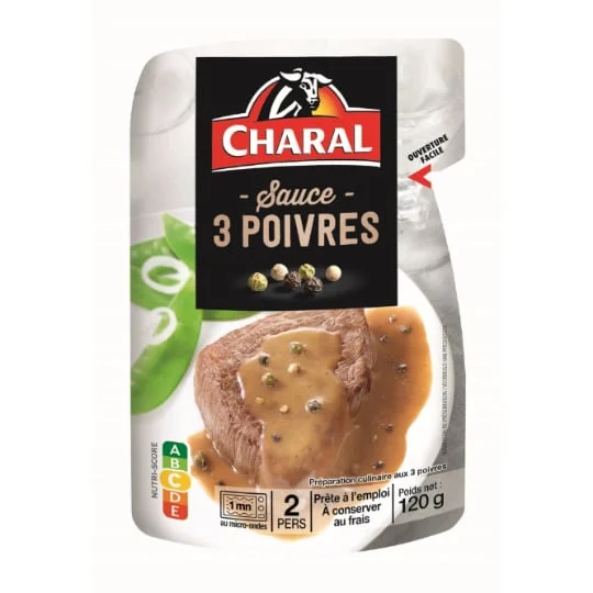 Sauce 3 poivres