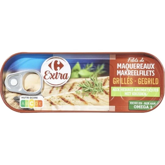 Filets de maquereaux herbes aromatiques