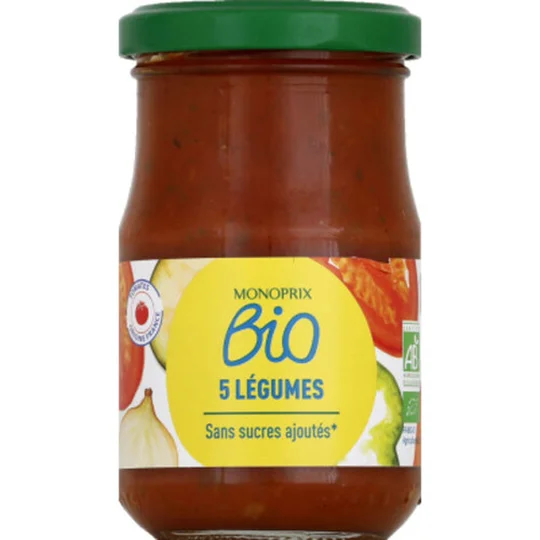 Sauce tomate 5 légumes