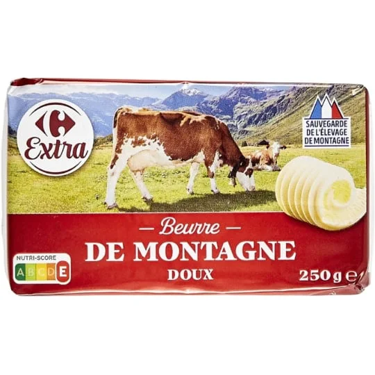 Beurre de montagne doux