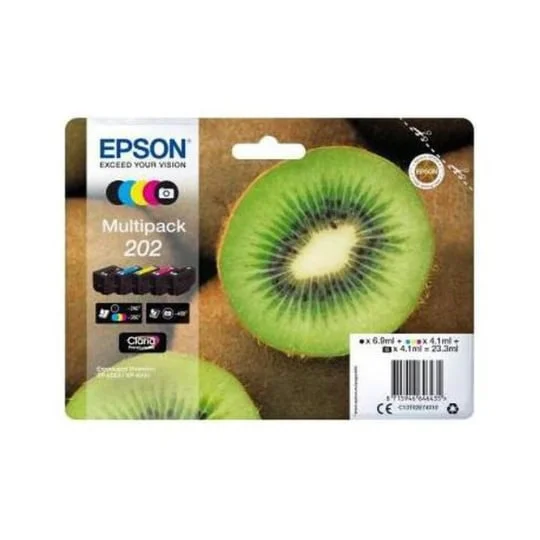 Cartouche d'encre couleur + noire 202 Série Kiwi