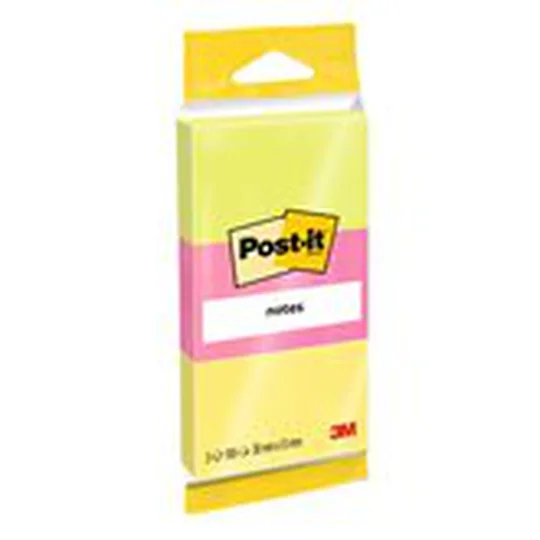 Bloc notes Post-it Néon 38x51mm - 3x100 feuilles