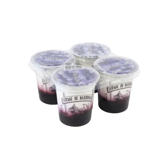 Yaourt bicouche myrtille
