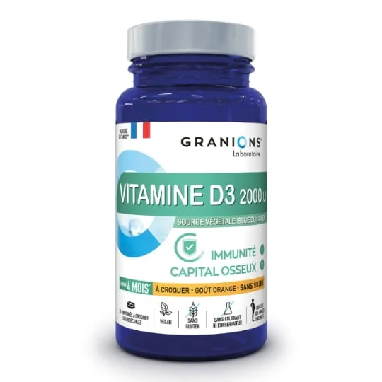 Complément Alimentaire Vitamine D3 2000Ui