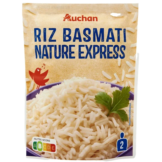 Riz basmati nature sachet express