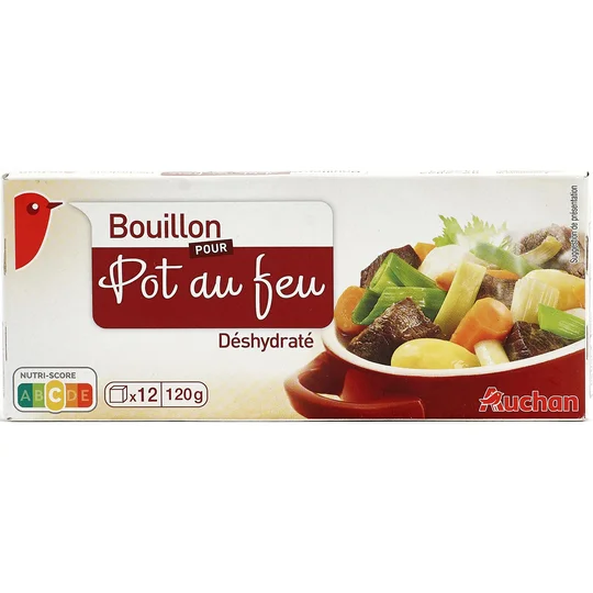 Bouillon cube pour pot au feu