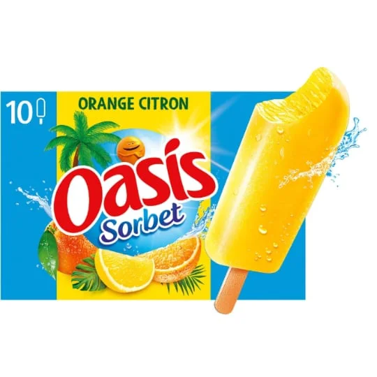 Bâtonnets Citron/orange - x10