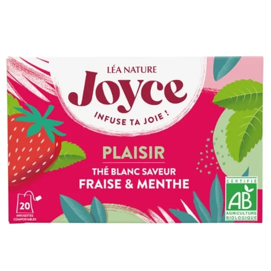 Thé blanc bio Fraise menthe