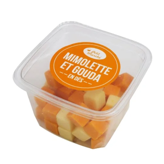 Fromage Mimolette Gouda en dés