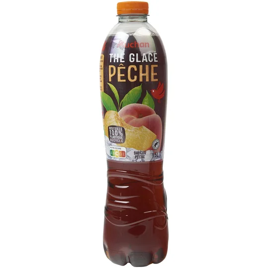 Thé glacé à la pêche