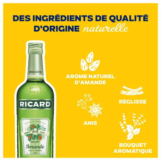 Pastis de Marseille Anisé Amande Bio 45%