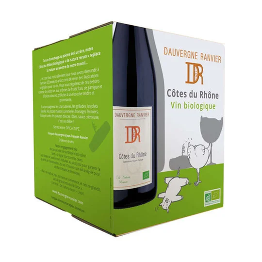Cotes du rhone bio de natura rerum vin rouge D&R