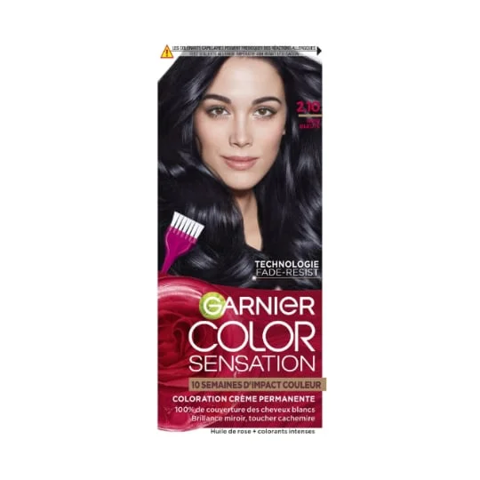 Coloration Cheveux Permanent Noir Bleuté