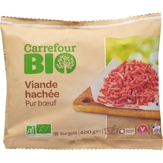 Viande hachée pur boeuf Bio