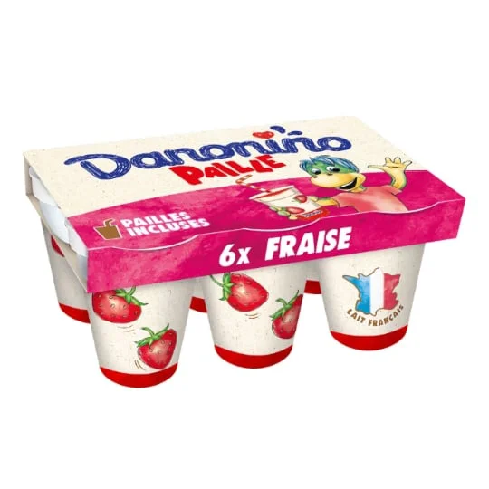 Yaourt à boire fraise