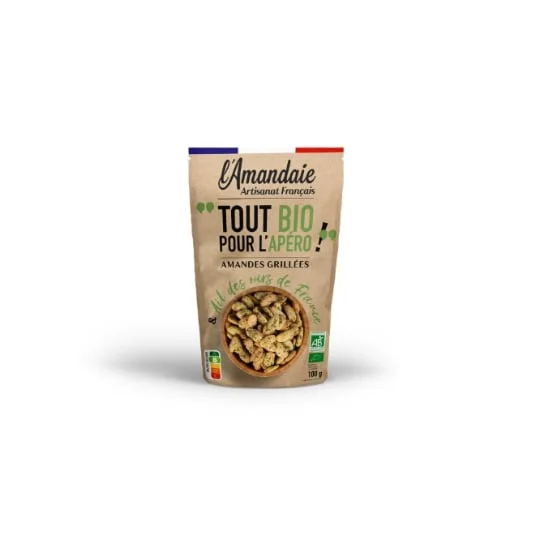 Amandes grillées bio ail des ours de France