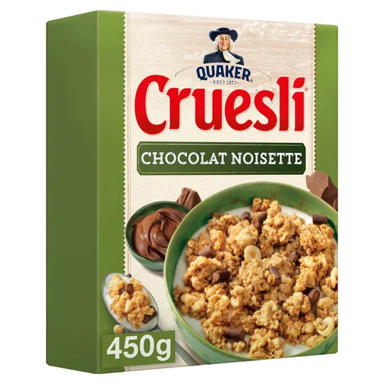 Céréales chocolat noisette