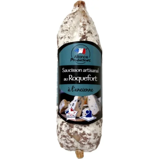 Saucisson sec au Roquefort pur porc