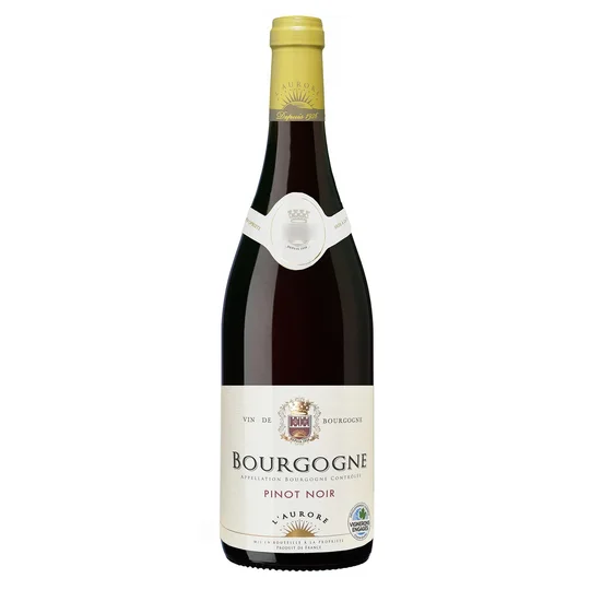 Vin rouge AOP Bourgogne Pinot Noir l'Aurore