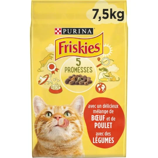 Croquettes pour chat au boeuf/poulet/légumes
