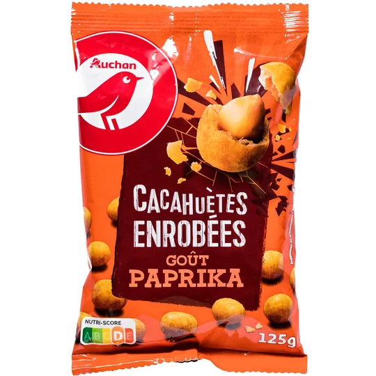 Cacahuètes enrobées goût paprika