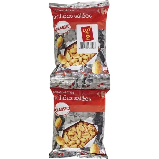 Cacahuètes grillées salées