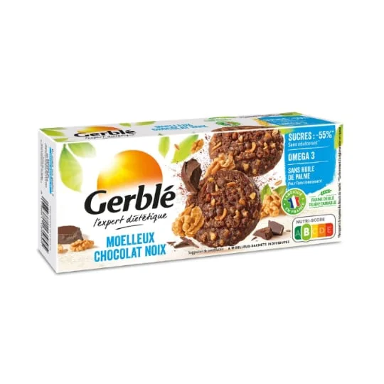 Biscuits moelleux aux noix et au chocolat