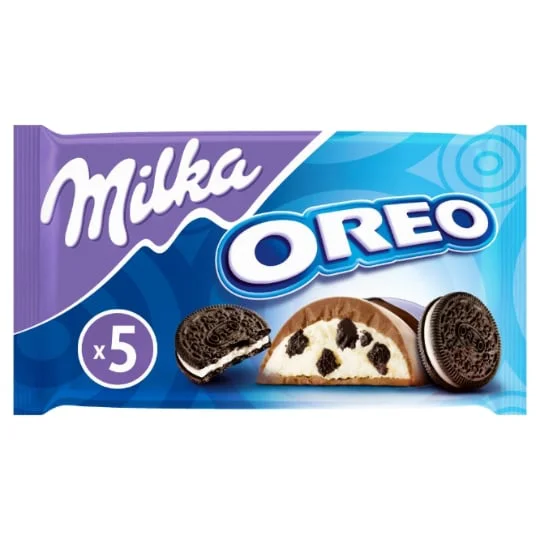 Barres chocolatées chocolat au lait Oreo