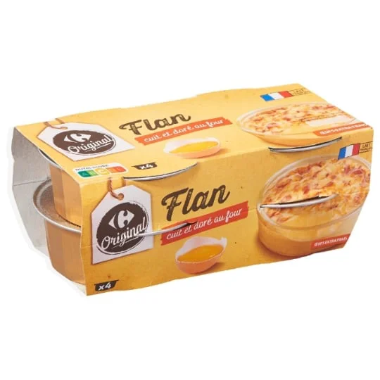 Flan aux Oeufs frais