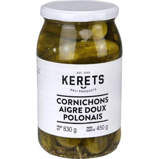 Cornichons aigre doux polonais